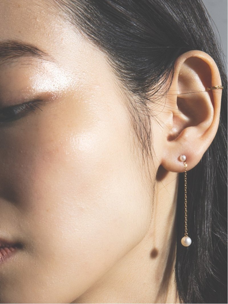 SETUP7｜les bon bon/2way pearl pierce 2wayパールピアス K10 10K