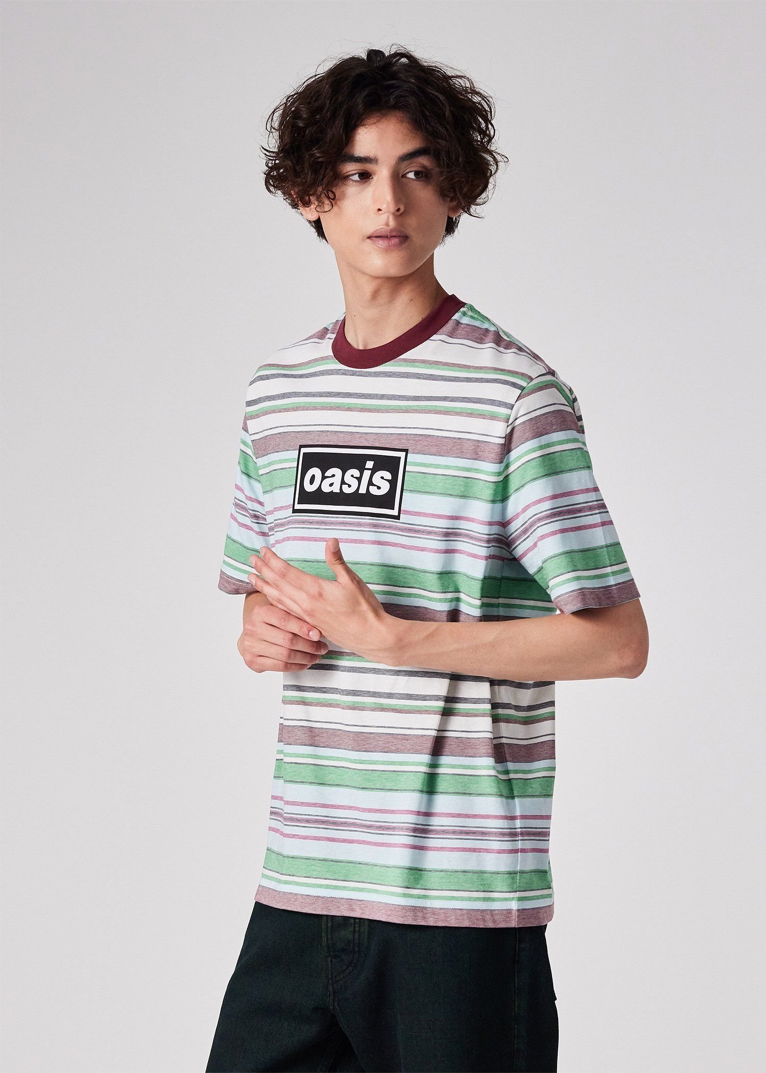Paul Smith｜Paul Smith × Oasis ストライプ&ロゴ Tシャツ | Rakuten
