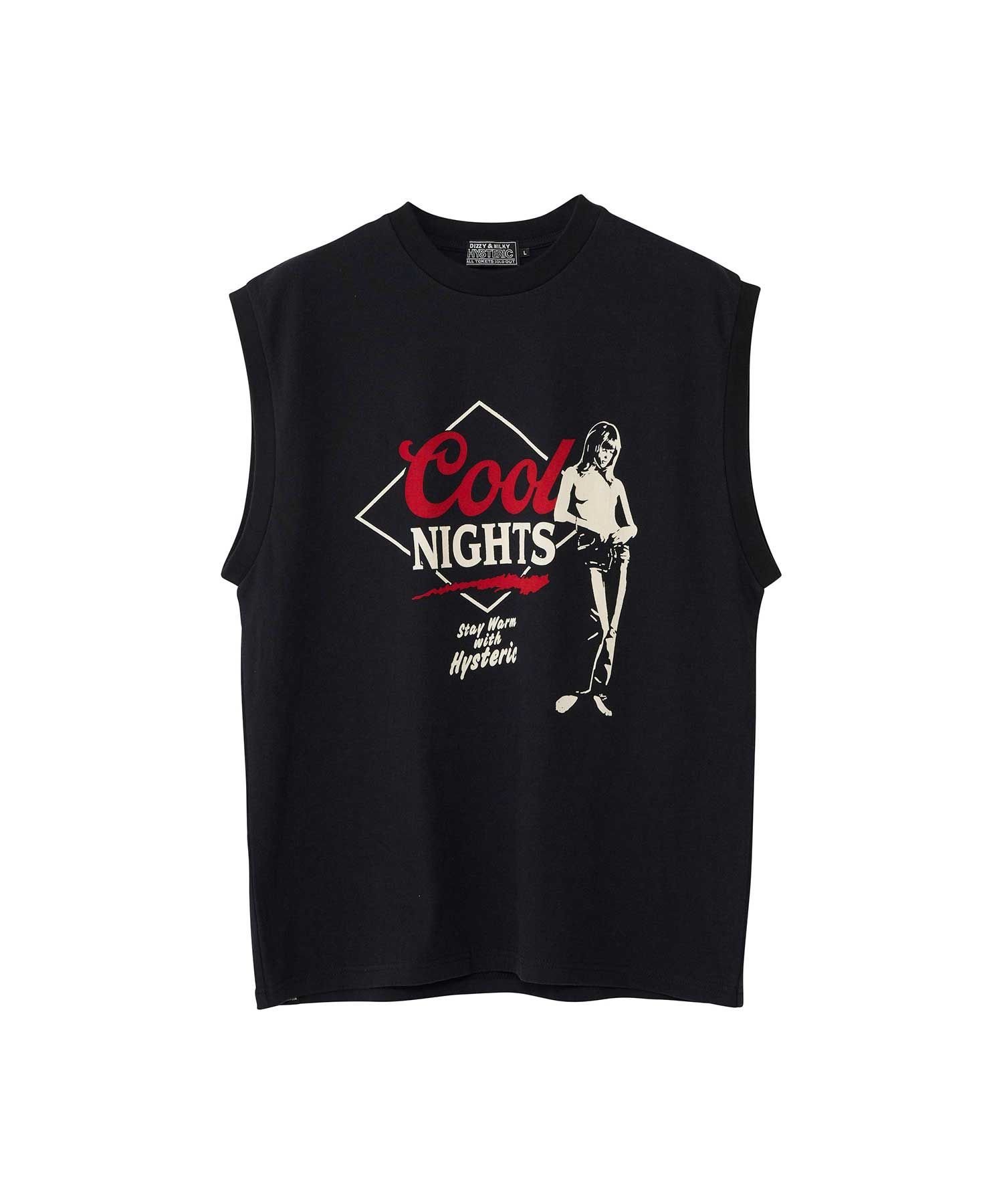 HYSTERIC GLAMOUR｜COOL NIGHTS ノースリーブTシャツ | Rakuten