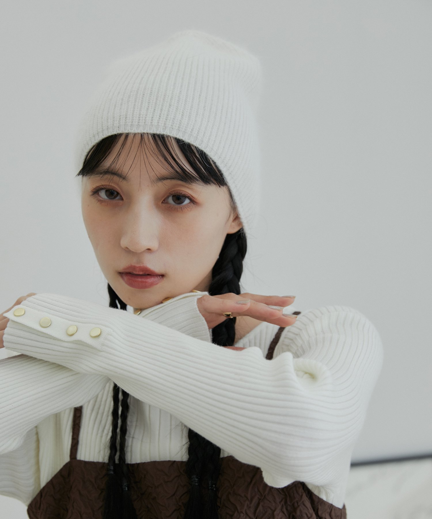 VIS｜アンゴラ混ニットビーニー | Rakuten Fashion(楽天ファッション