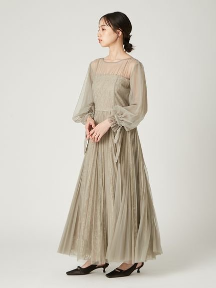 FRAY I.D｜ラメフラワーチュールレイヤードレス | Rakuten Fashion