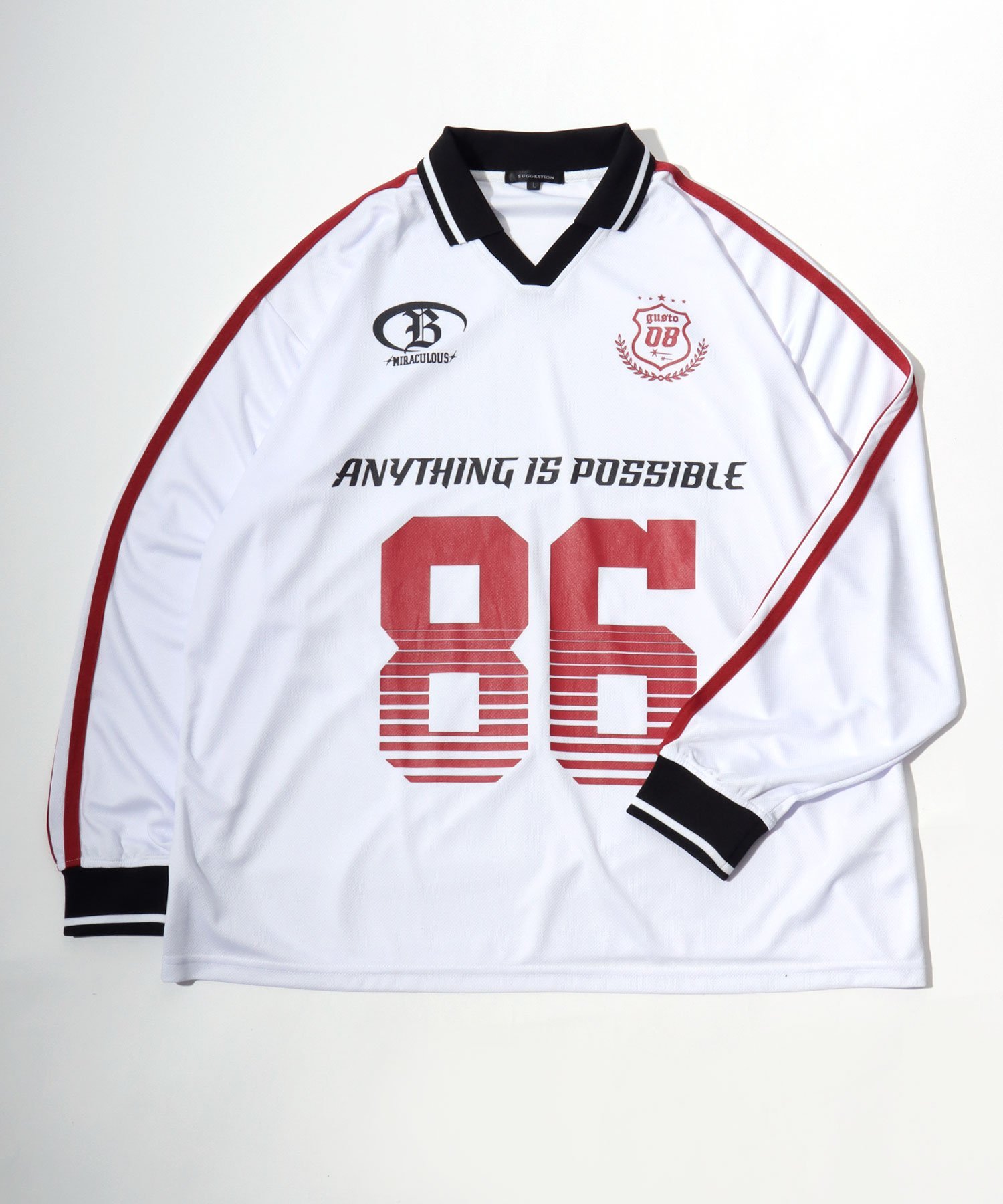 Salong hameu｜ゲームシャツ 長袖 Tシャツ ロンT サッカー