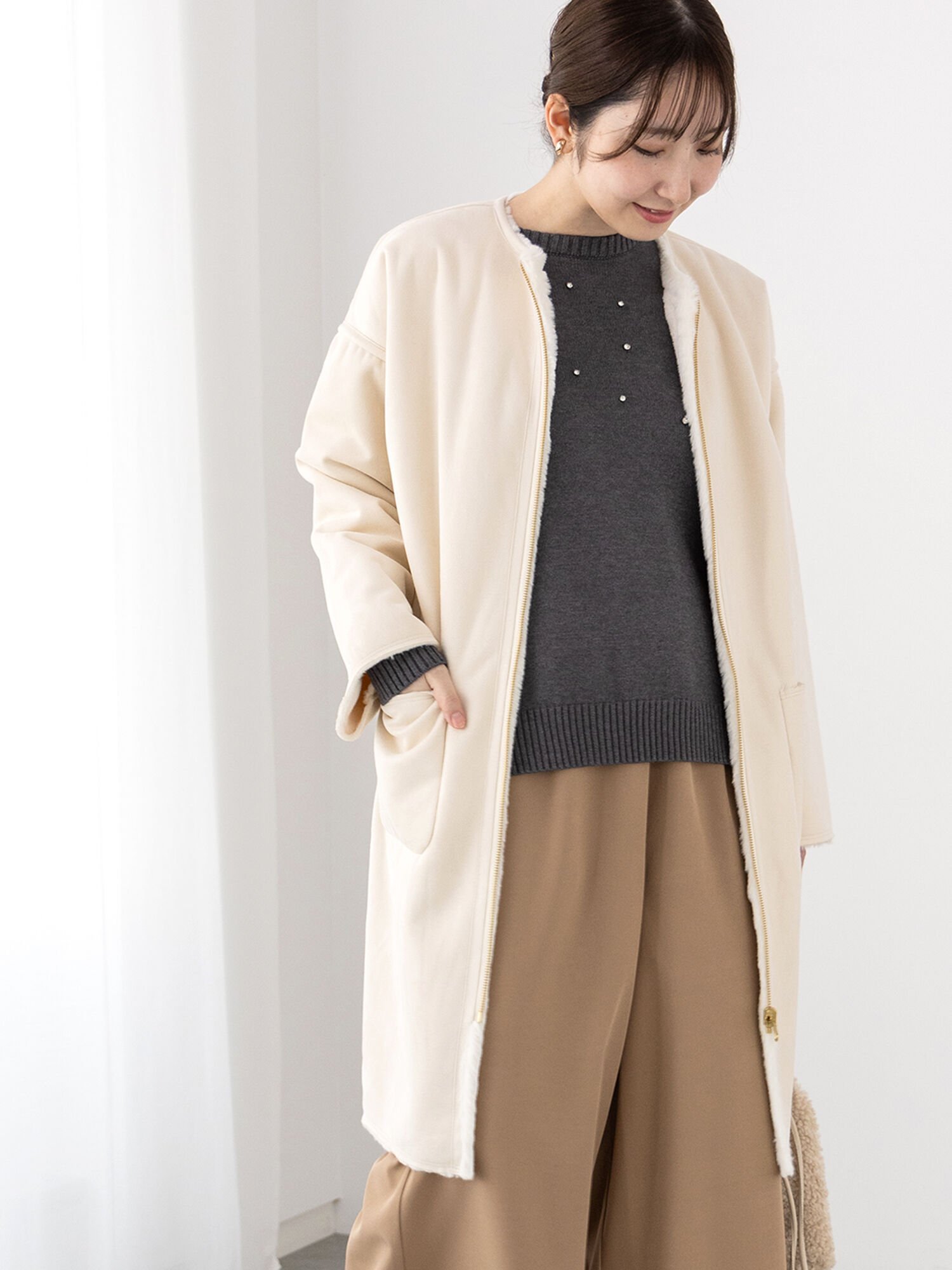 販売 フィンランド製◇TUVA TURKIS ◇ムートンコート フィンランド製