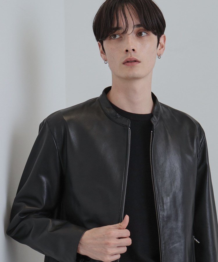 tk.TAKEO KIKUCHI｜【本革】ラムレザーシングルライダース | Rakuten