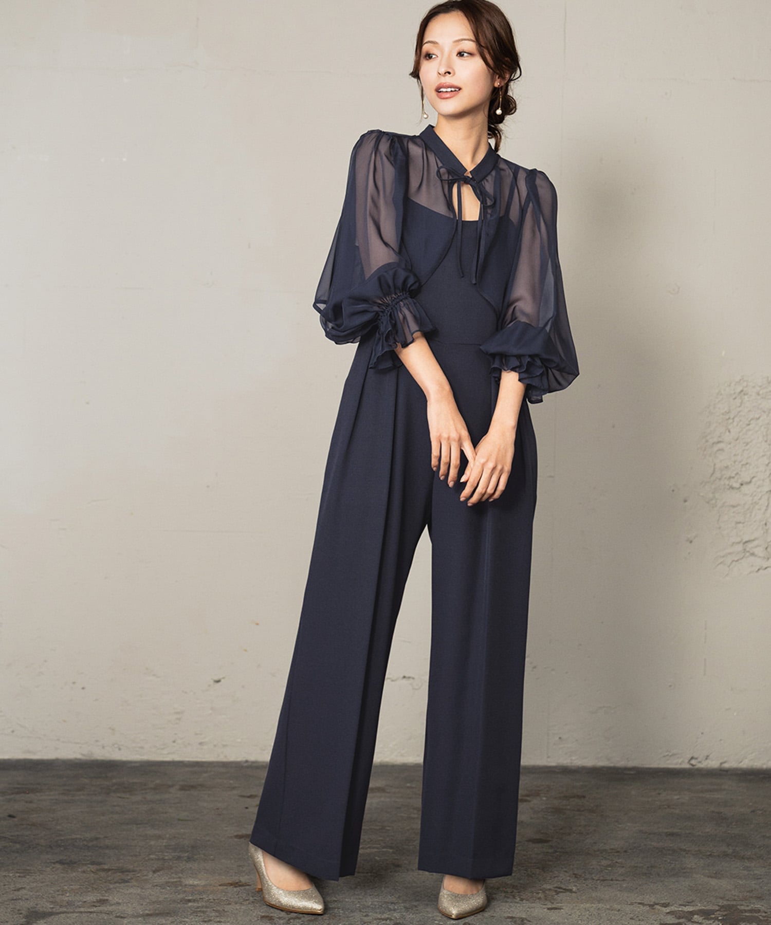 GIRL｜マルチウェイ ボレロ オールインワン パンツドレス 結婚式