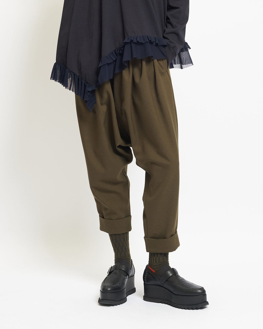 オリーブグリーン サルエルパンツ 楽天市場】サルエルパンツ グリーン