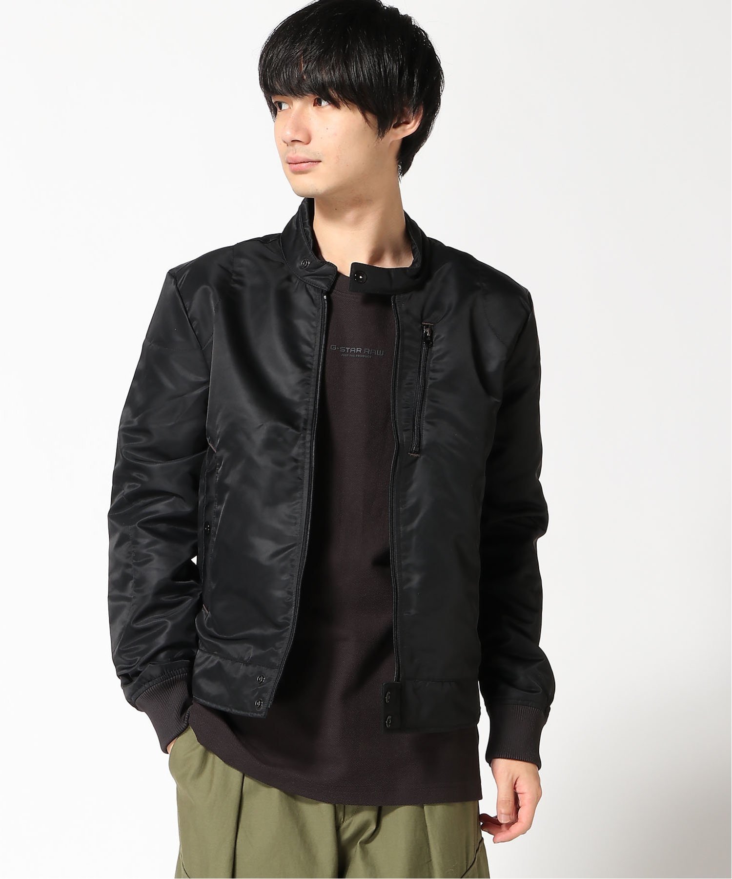 G-Star RAW｜【公式ショップ】BIKER JACKET/ナイロンシングル