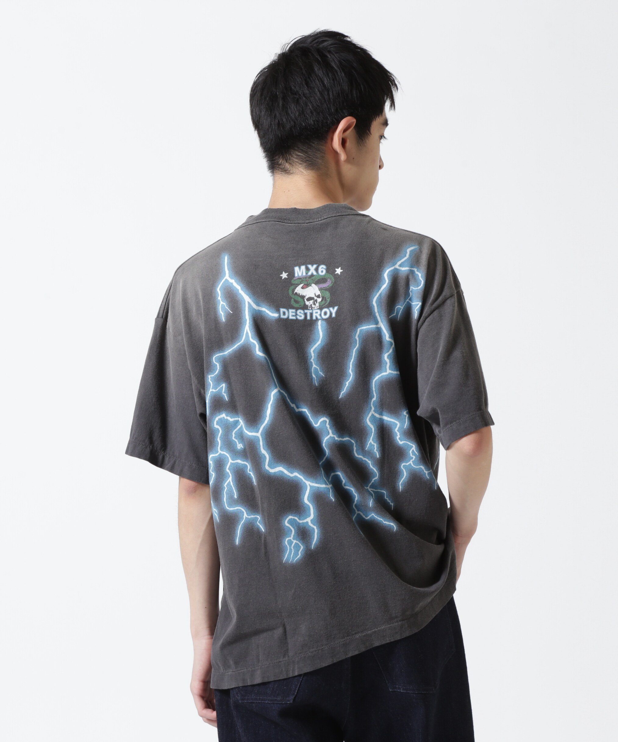 ROYAL FLASH｜SAINT MICHAEL/セントマイケル/SS TEE/MEDUSA/BLACK