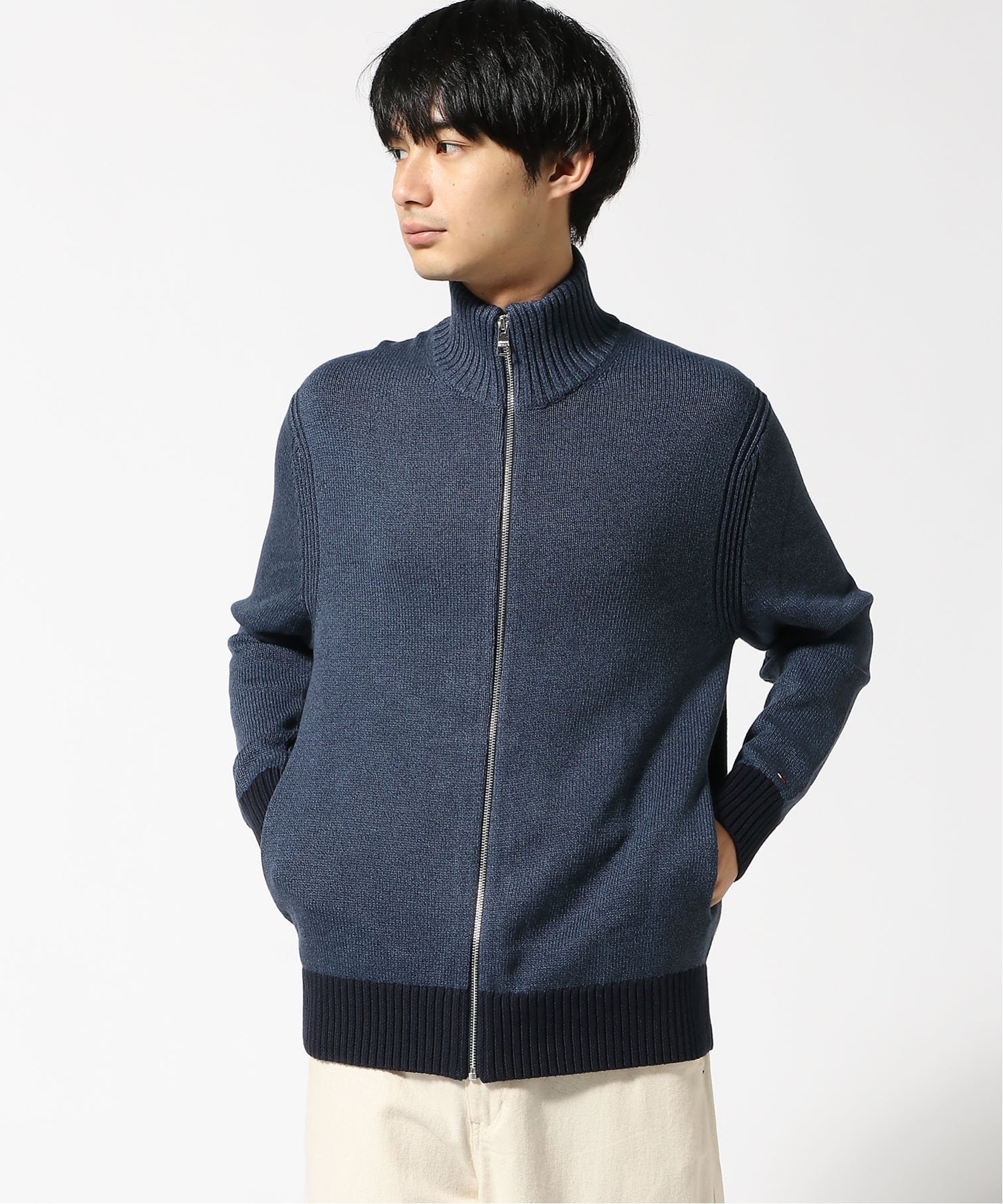 TOMMY HILFIGER｜ジップアップニットジャケット | Rakuten Fashion