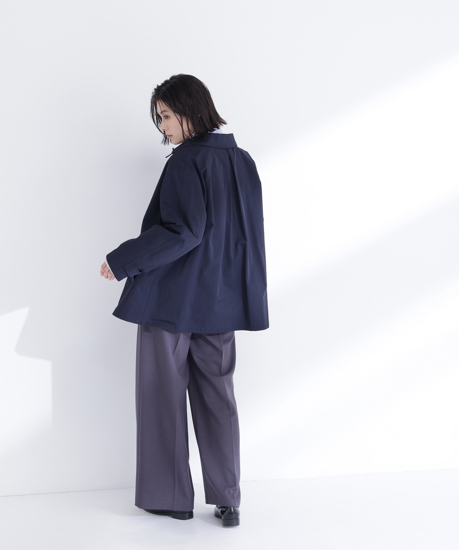 NATURAL BEAUTY BASIC｜ステンカラーハーフコート | Rakuten Fashion