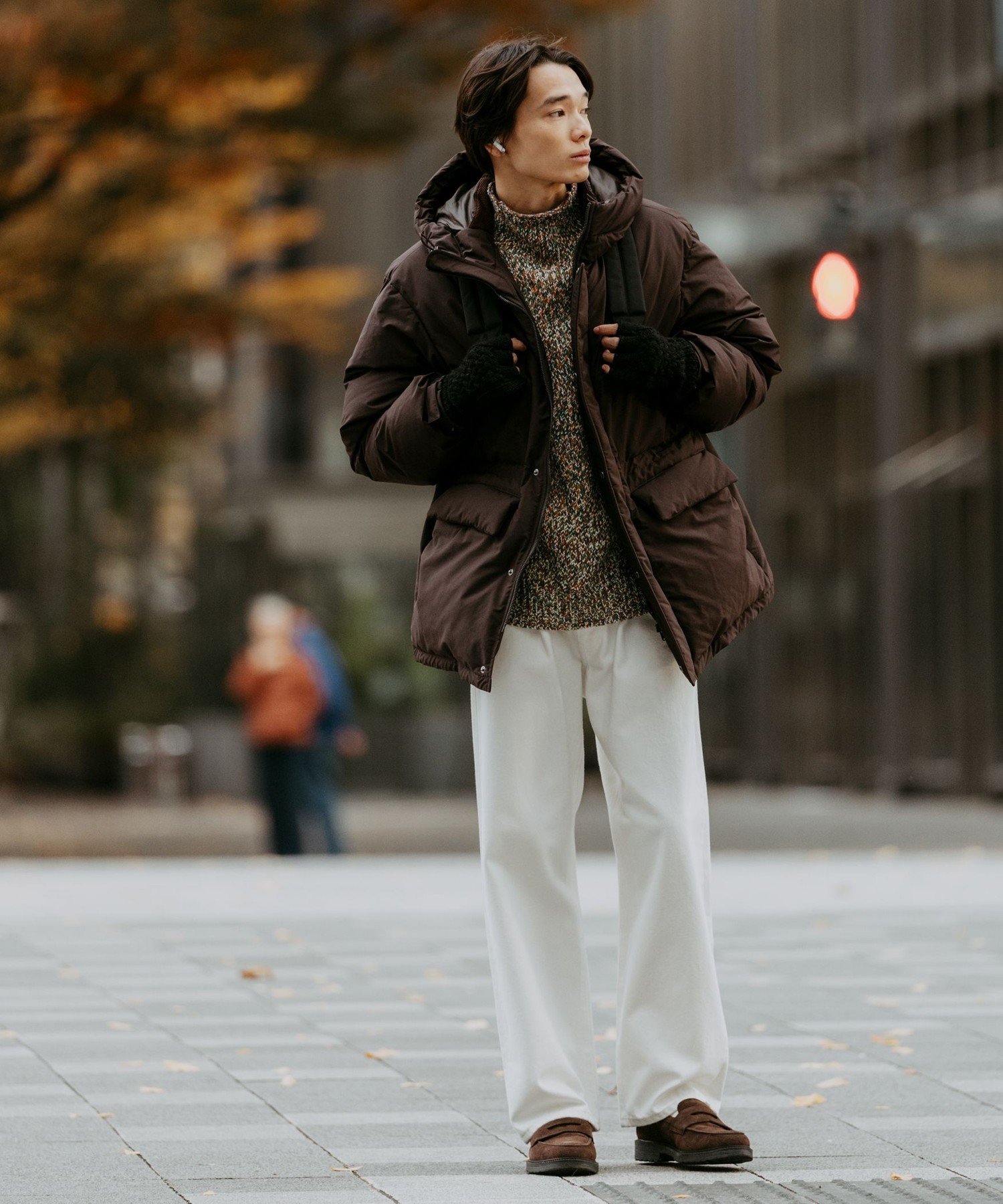 UNITED ARROWS green label relaxing｜DICROS フード ダウン ブルゾン