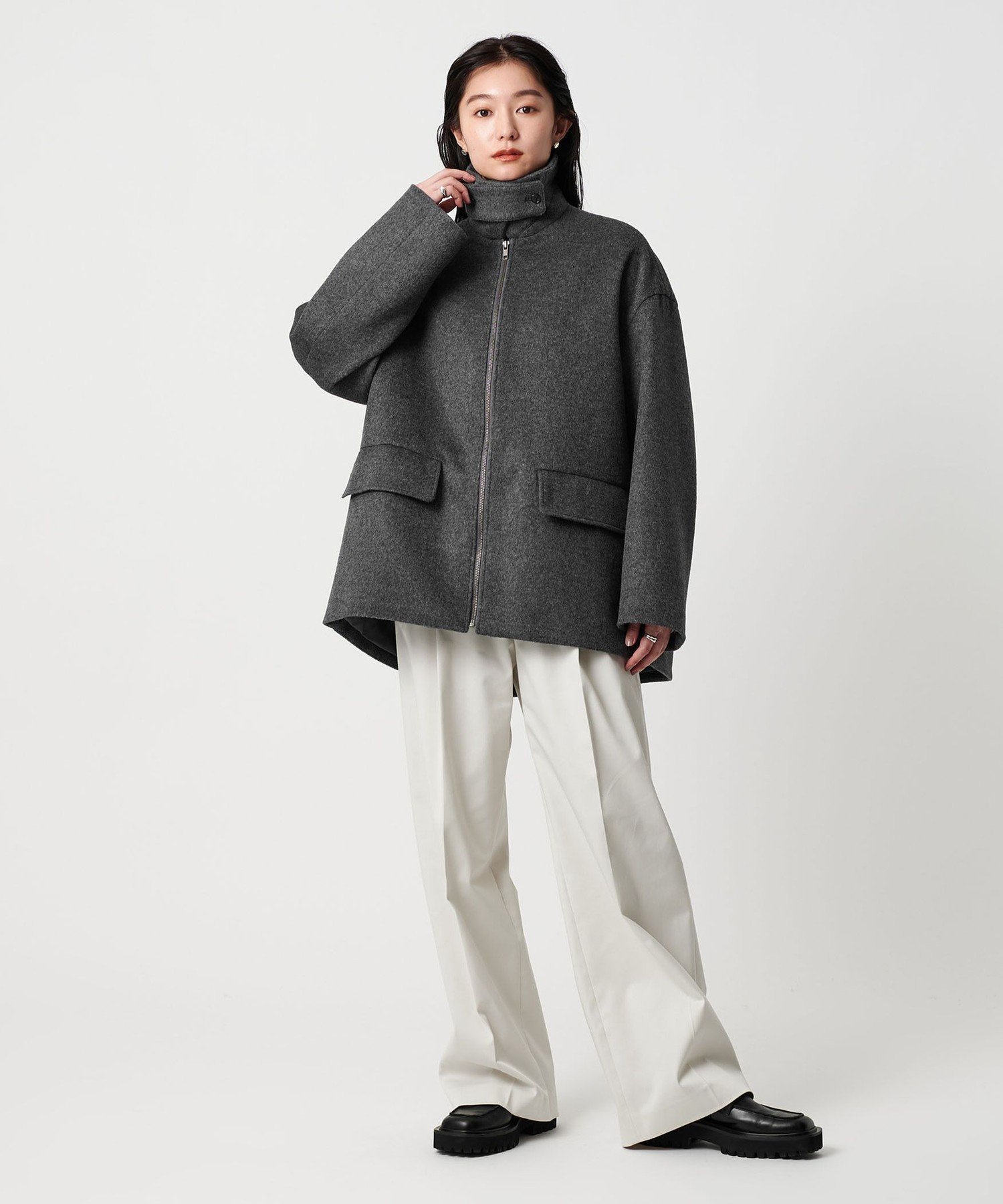美品　marw （マルゥ）united arrows コクーンコート　グレー 楽天市場】＜MARW UNITED ARROWS＞コクーンコート MARW UNITED ARROWS