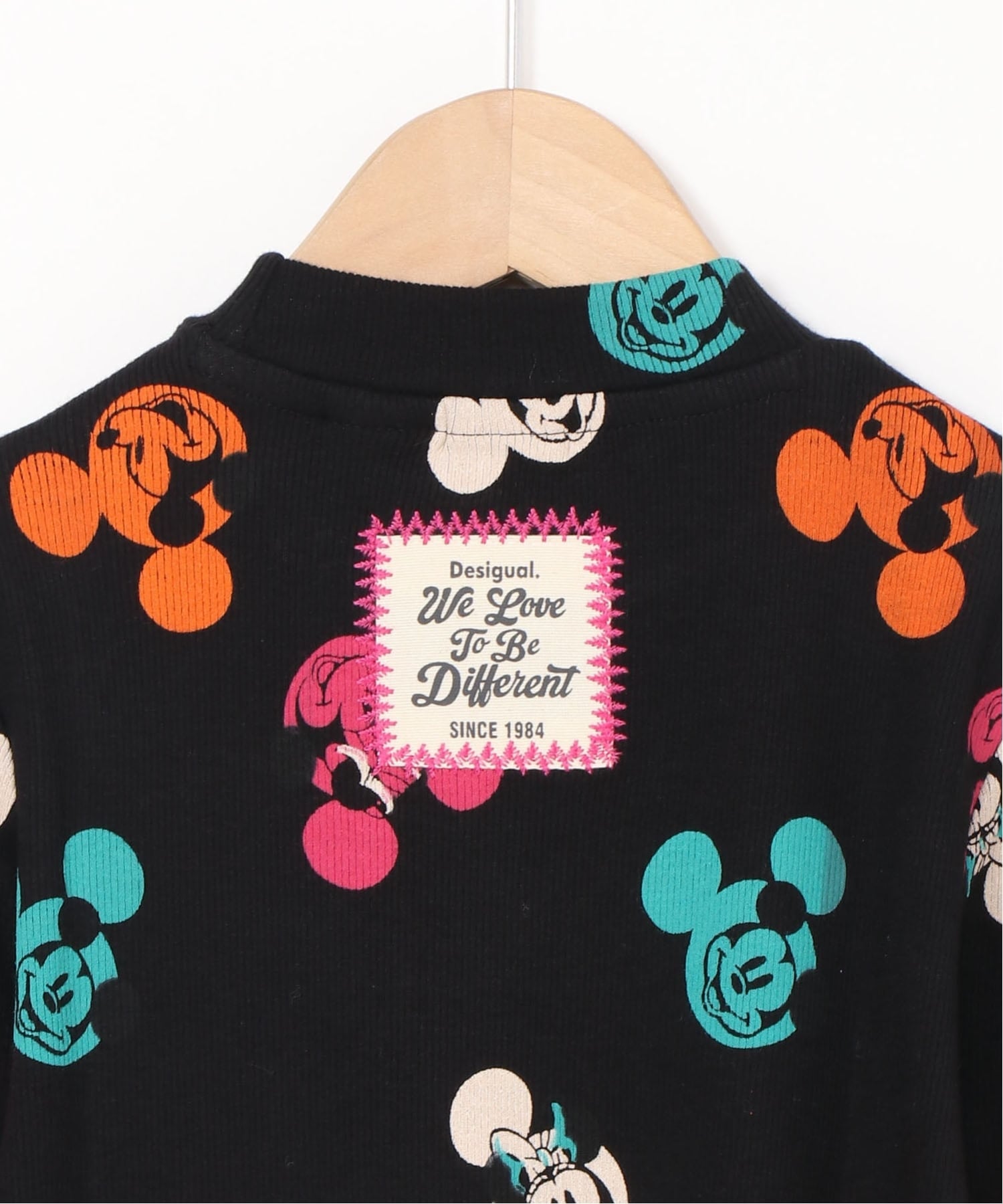 Desigual｜【ディズニー】ミッキー総柄長袖ワンピース/(100cm～150cm