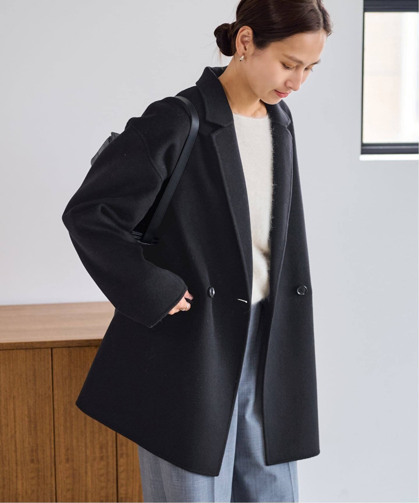 FRAMeWORK ハミルトンリバーコート ダブルフェイス カーキ 36 フレーム