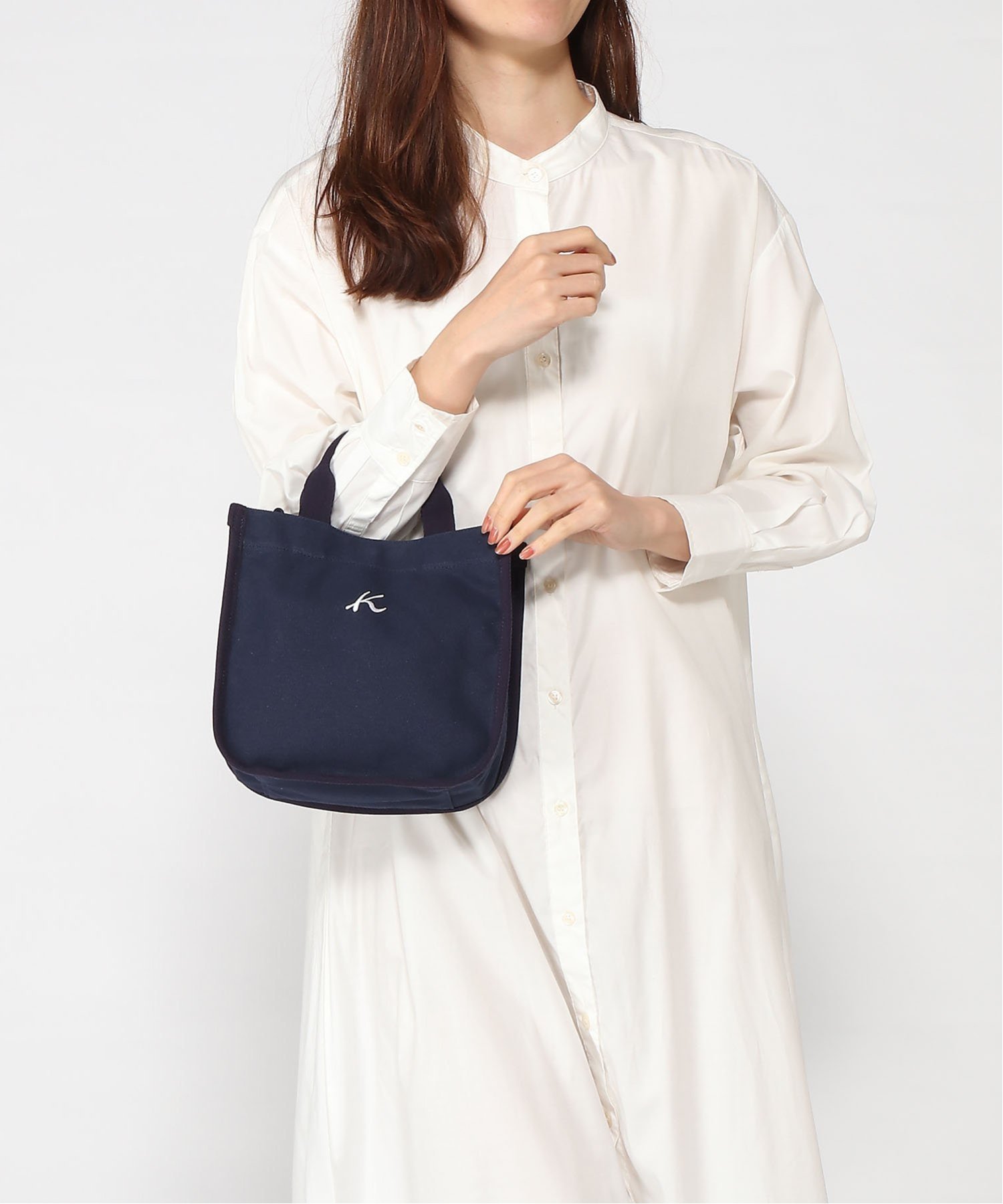 Kitamura 電車イラスト ショルダーバッグ ネイビー Kitamura 電車