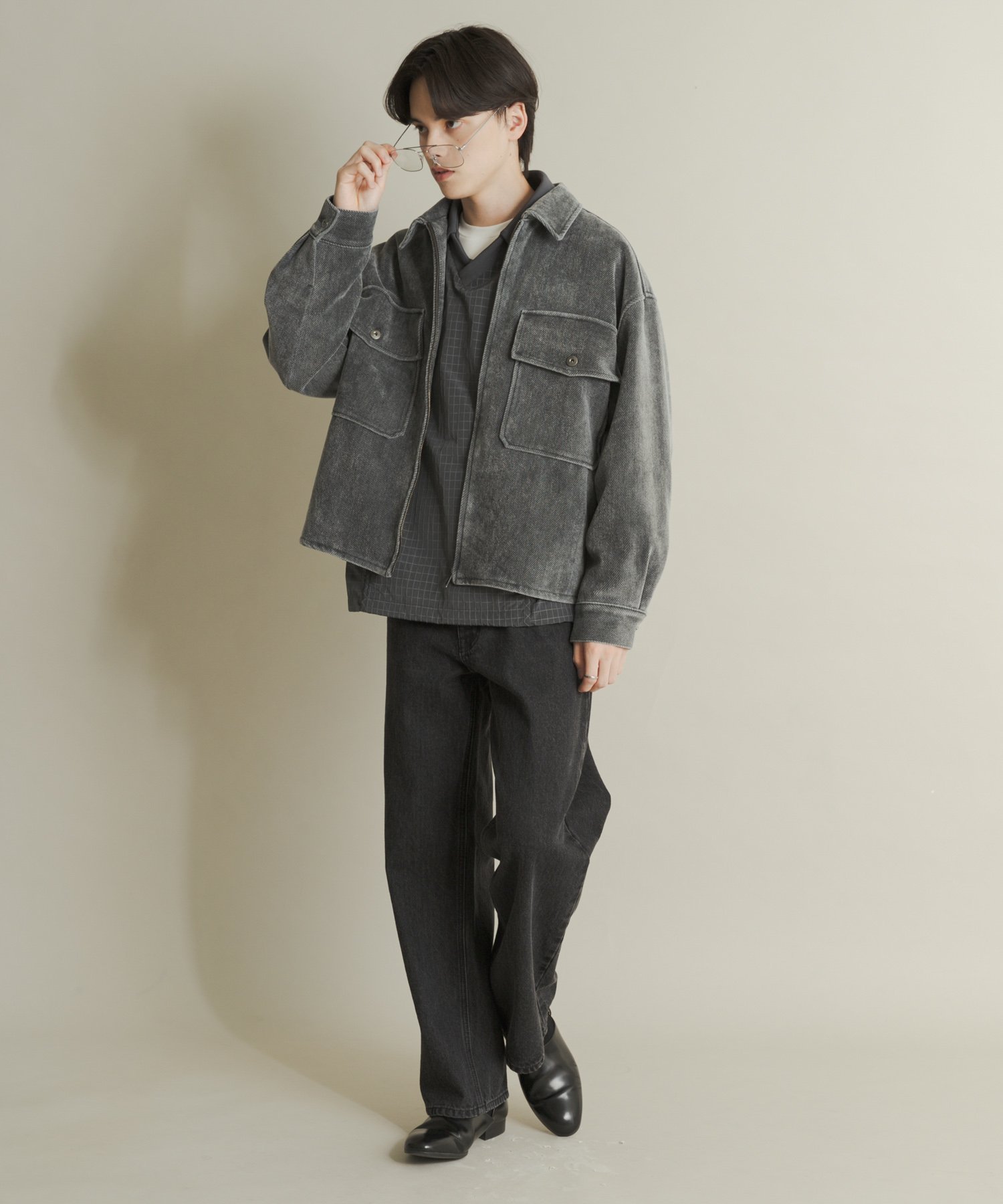 SENSE OF PLACE｜ヴィンテージツイルZIPブルゾン | Rakuten Fashion