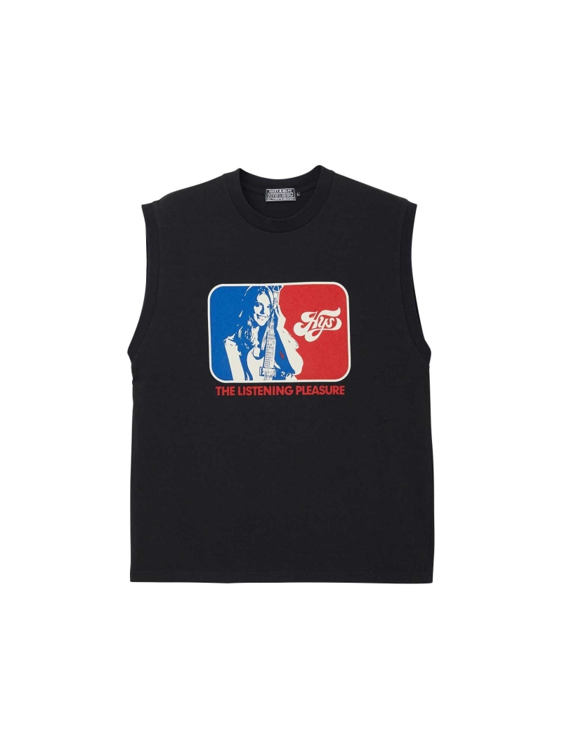 HYSTERIC ギターグラフィック ノースリーブTシャツ XL HYSTERIC ギター