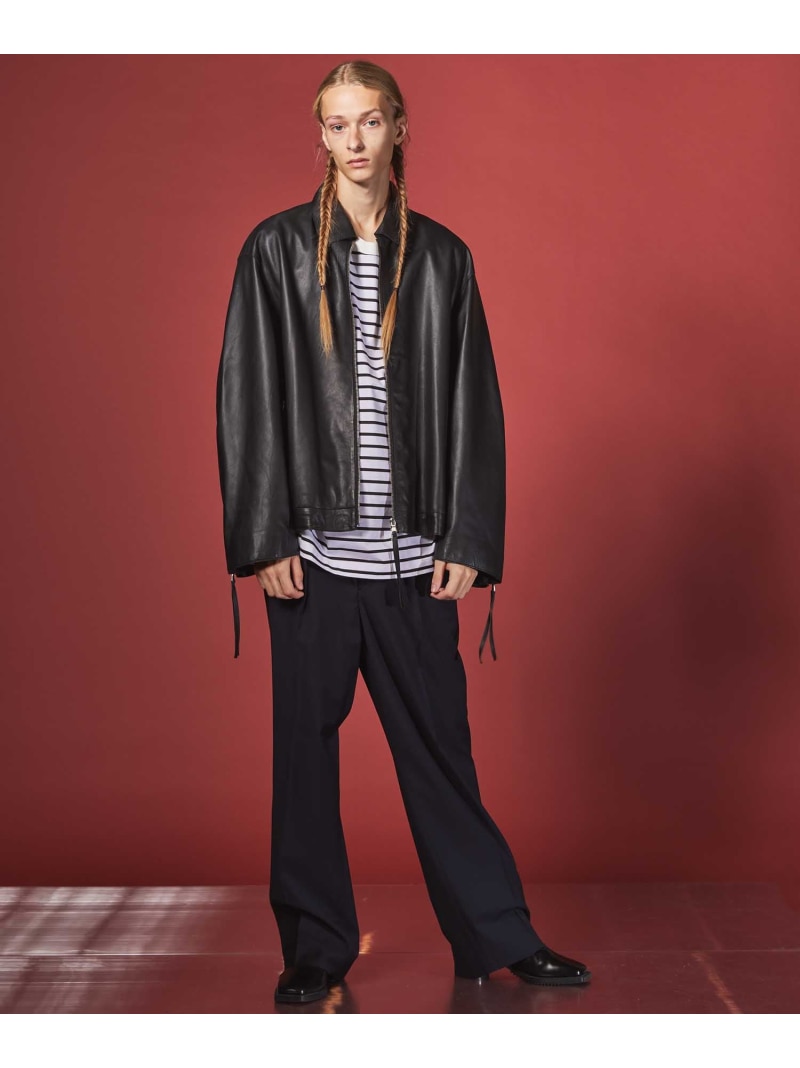 楽天市場】MAISON SPECIAL 《ユニセックスアイテム》ラムレザー