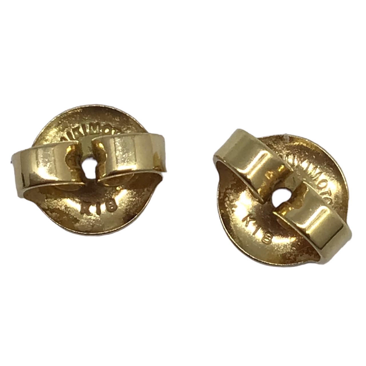 楽天市場】【中古】MIKIMOTO ミキモト パールピアス PE-864MK K18YG 本