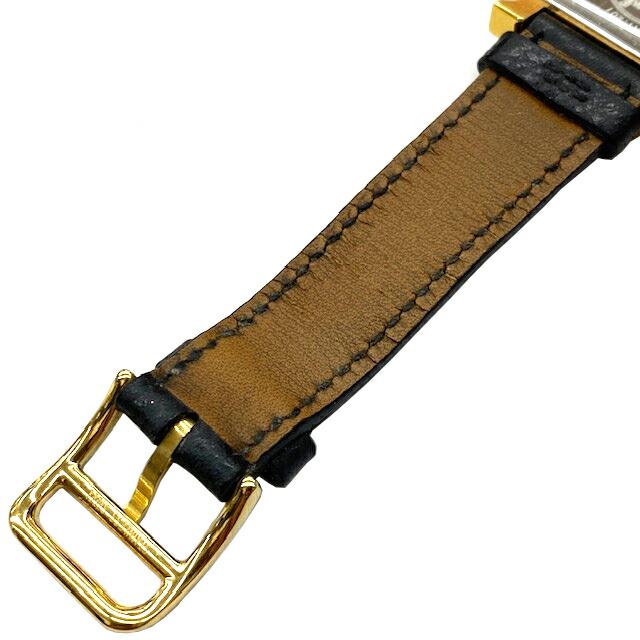 楽天市場】【中古】HERMES エルメス Hウォッチ クォーツ ゴールド 革