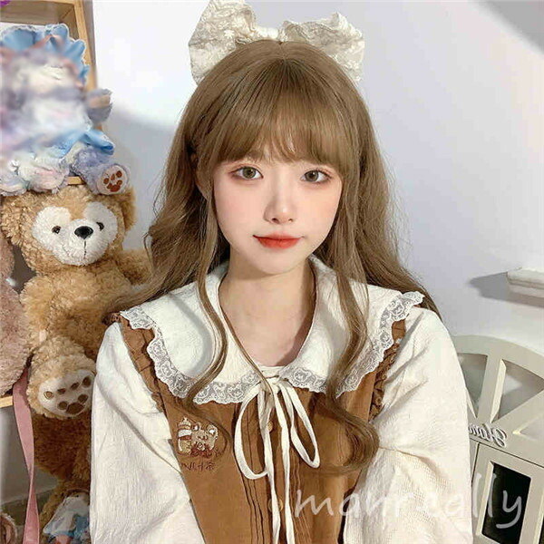 楽天市場】フルウィッグ ロング JK 自然 ウィッグ lolita 可愛い