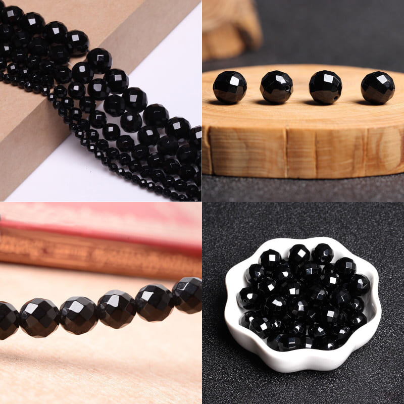 楽天市場】オニキス 64面カット 1粒売り 天然石卸専門 7Aランク