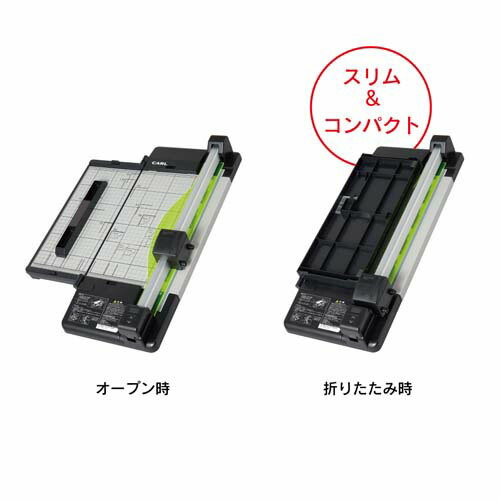 楽天市場】カール事務器 裁断機 ペーパーカッター スリム A4対応 50枚