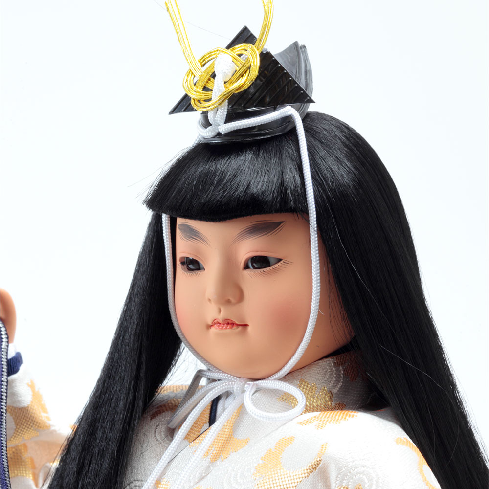 楽天市場】送料無料 久月作 武者人形 兜曳 ガラスケース入り飾り