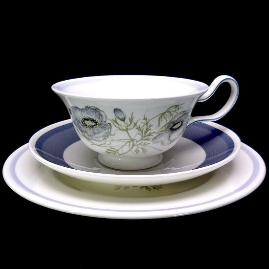 2173 ウェッジウッド・グレンミスト プレート 2客 未使用 2173