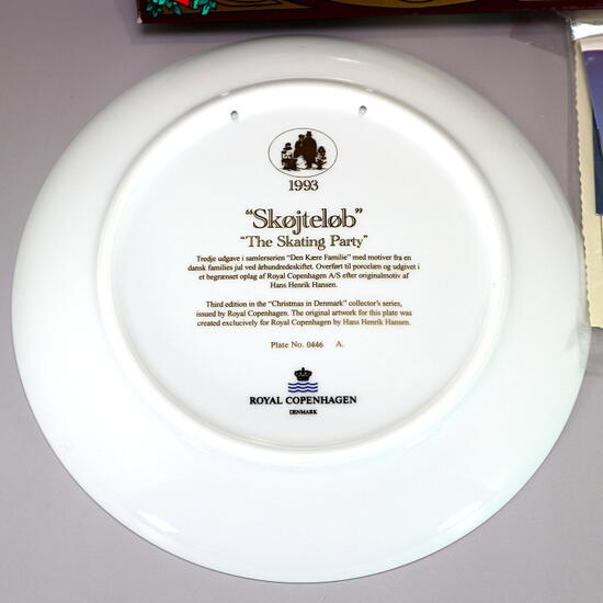 1907年 マッチ売りの少女 B＆Gイヤープレート 現在ロイヤル