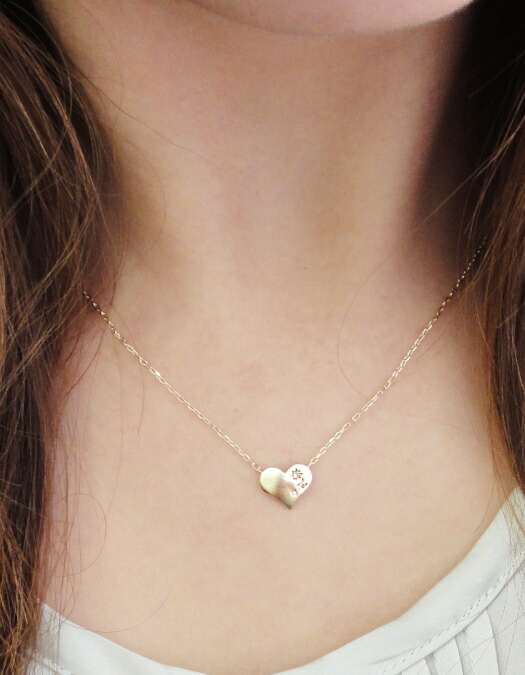 楽天市場】ダイヤモンド ハート ネックレス Bitter Heart 18金 K18 18K