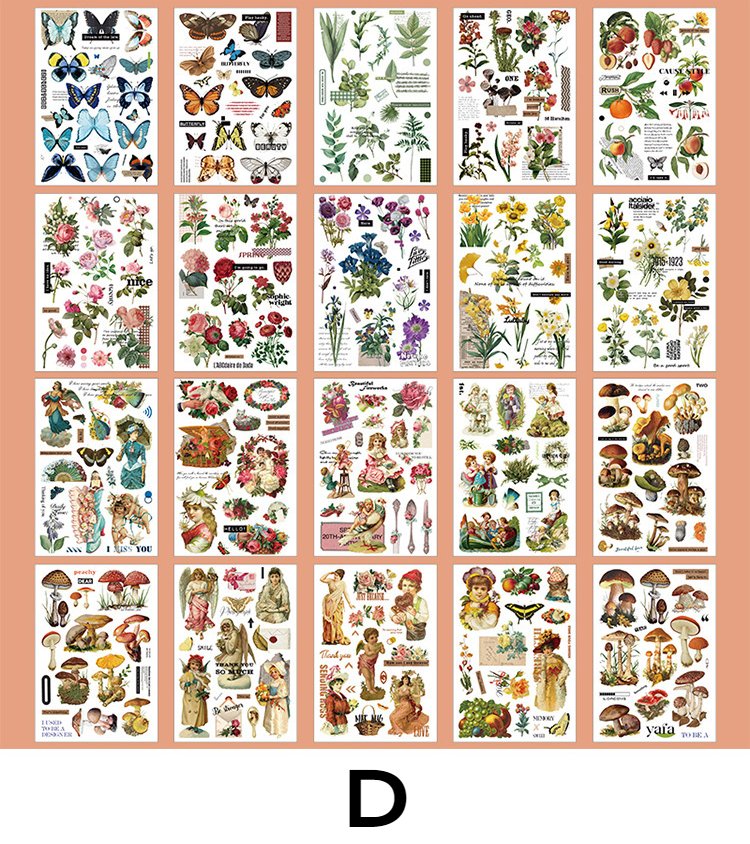 楽天市場】【終売特価】JOURNALHANDBOOKSTICKER(s212)20シート