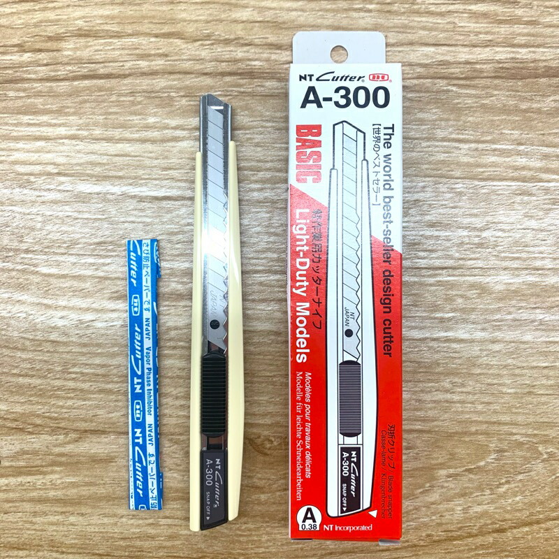 楽天市場】NT カッター NTカッター A-300 軽作業用カッター 刃3枚入