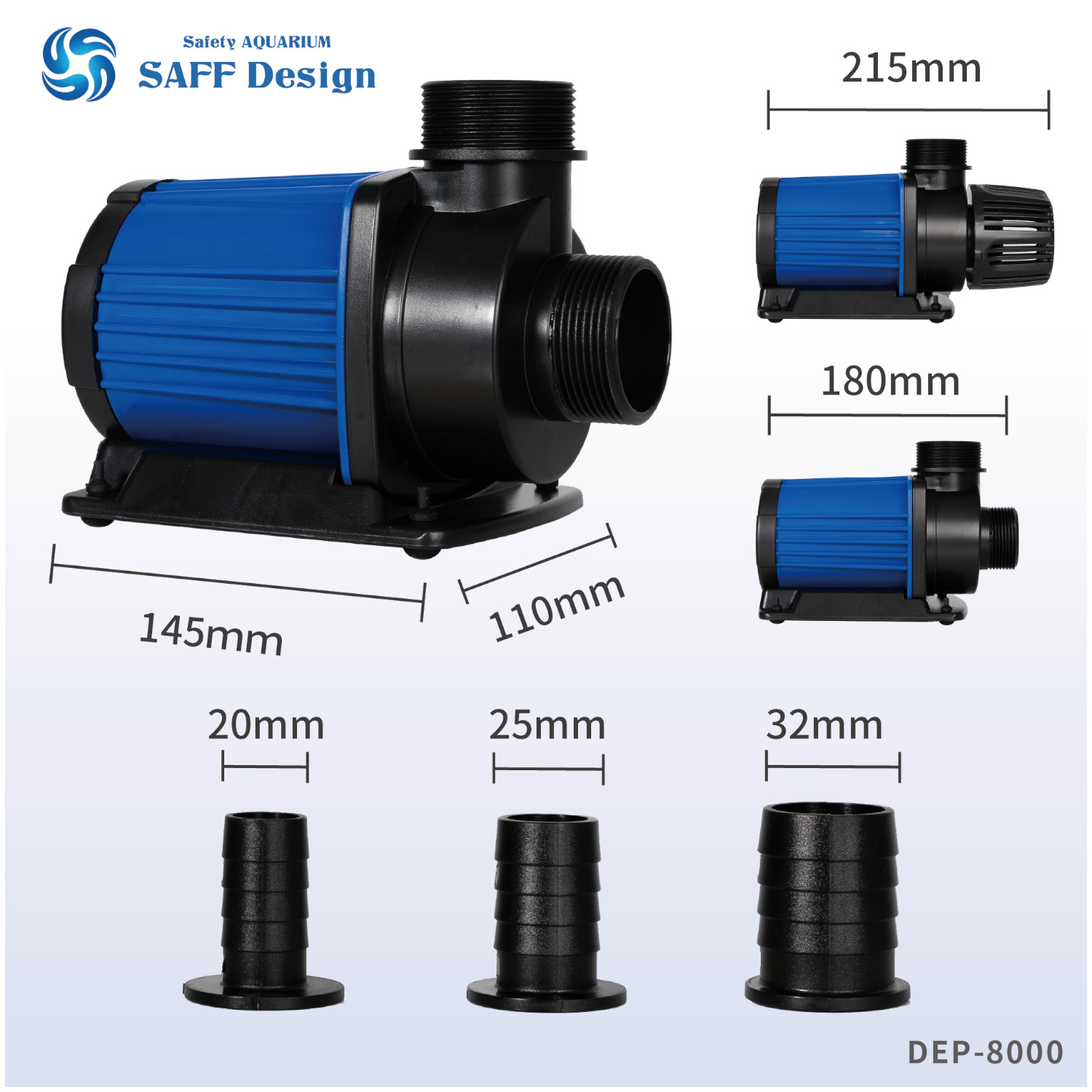楽天市場】【NEWモデル】HSBAO社製 DEP-8000 吐出量8000L/H (毎分133L