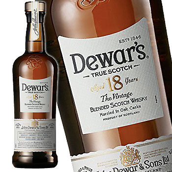 楽天市場】デュワーズ 18年 40度 750ml スコッチ ウイスキー : サカツ