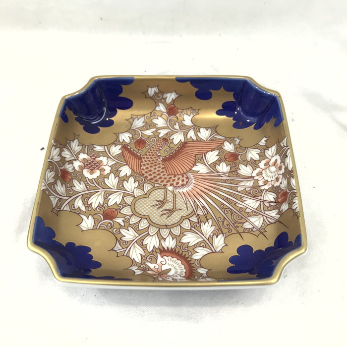 2034 深川製磁 方皿4客 丸皿3客 金彩 2034 深川製磁 方皿4客 丸皿3客