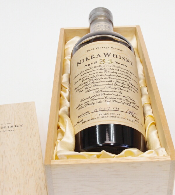 楽天市場】ザ・ニッカウヰスキー34年43度750ml【1000本限定製造】The