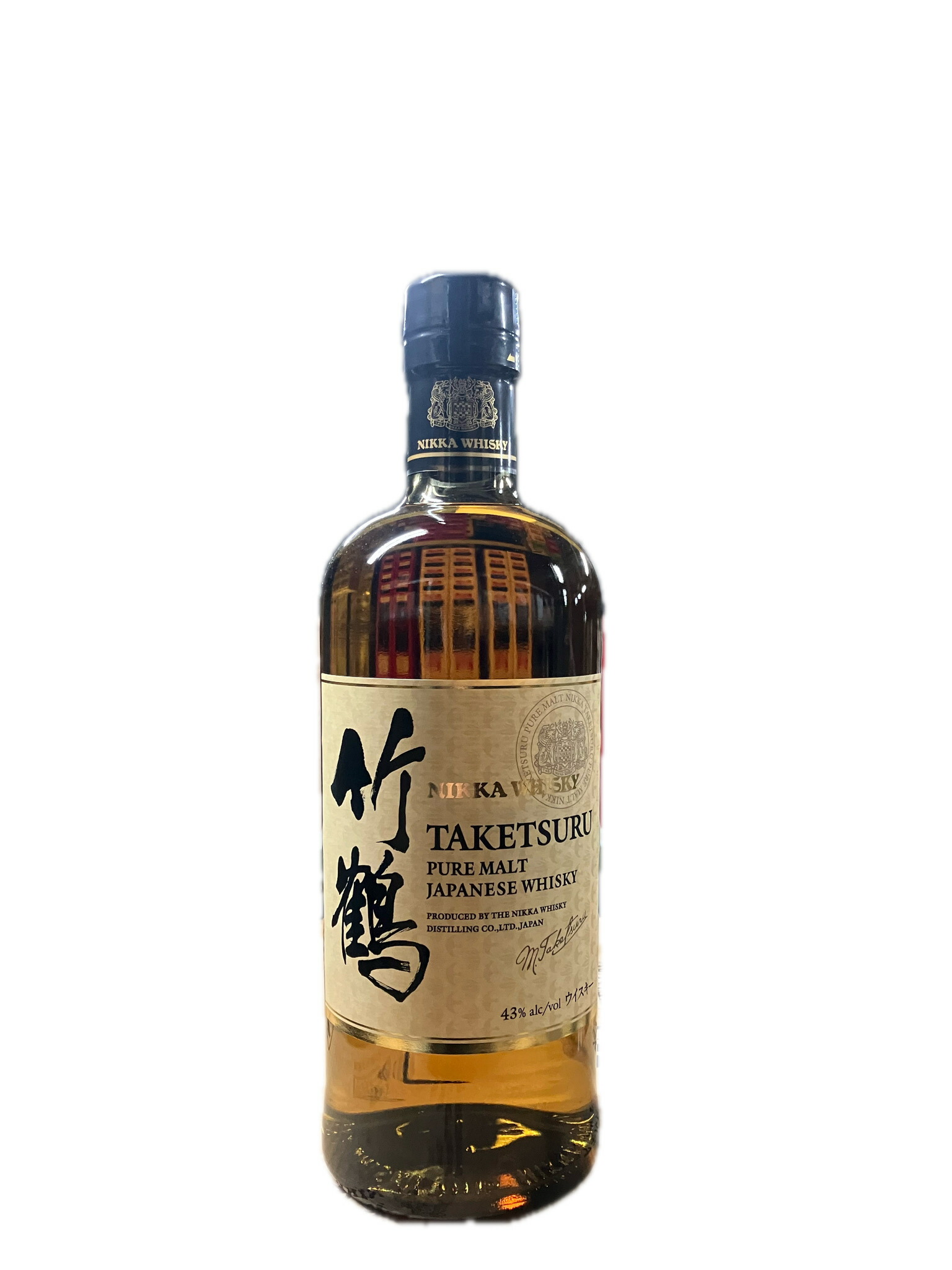 楽天市場】竹鶴NV 黒ラベル ピュアモルト 43度 700ml （箱なし