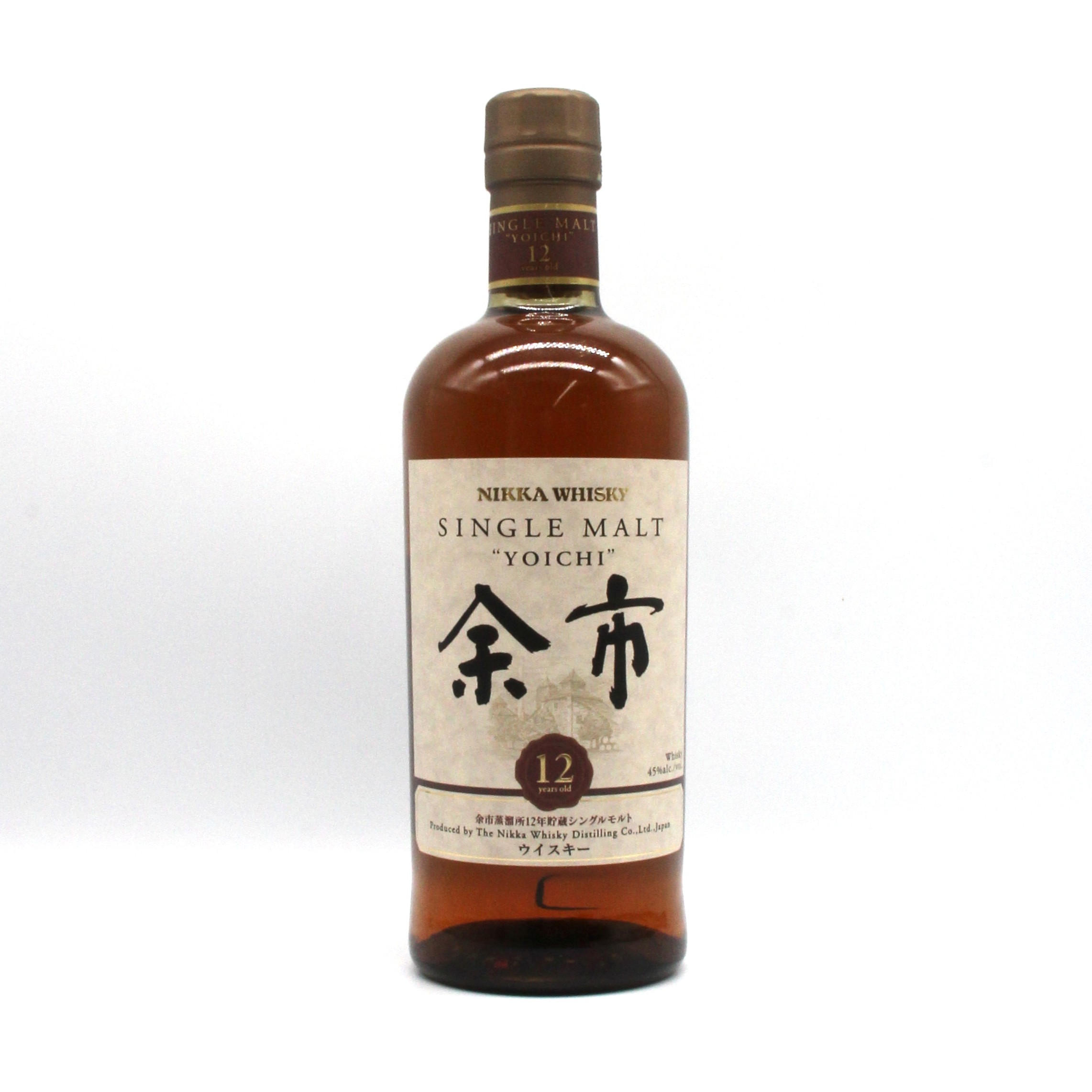 楽天市場】ニッカ ウイスキー シングルモルト 余市12年 45% 700ml 瓶 1