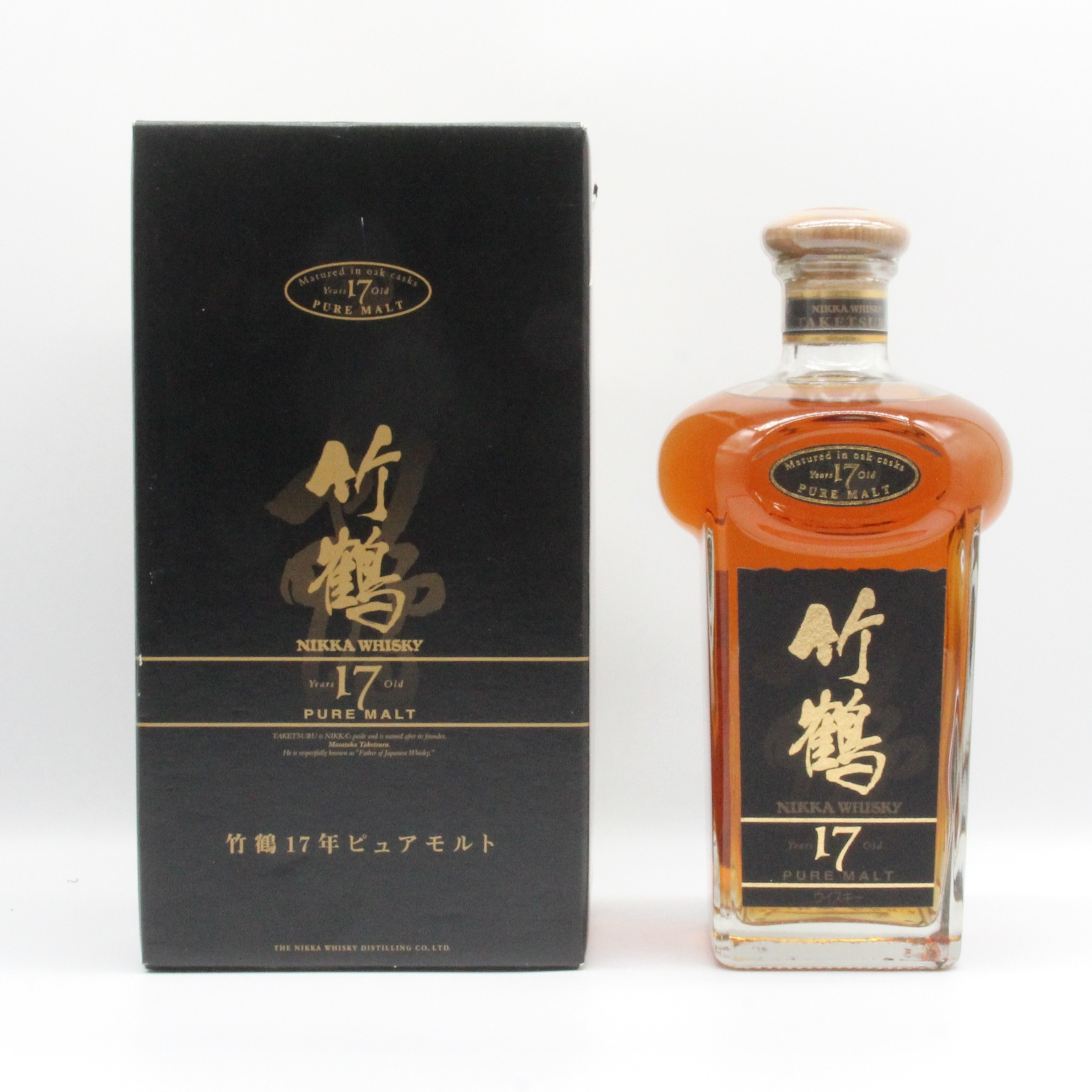 未開封 ニッカウヰスキー竹鶴17年 700ml 角瓶 旧ボトル ピュアモルト