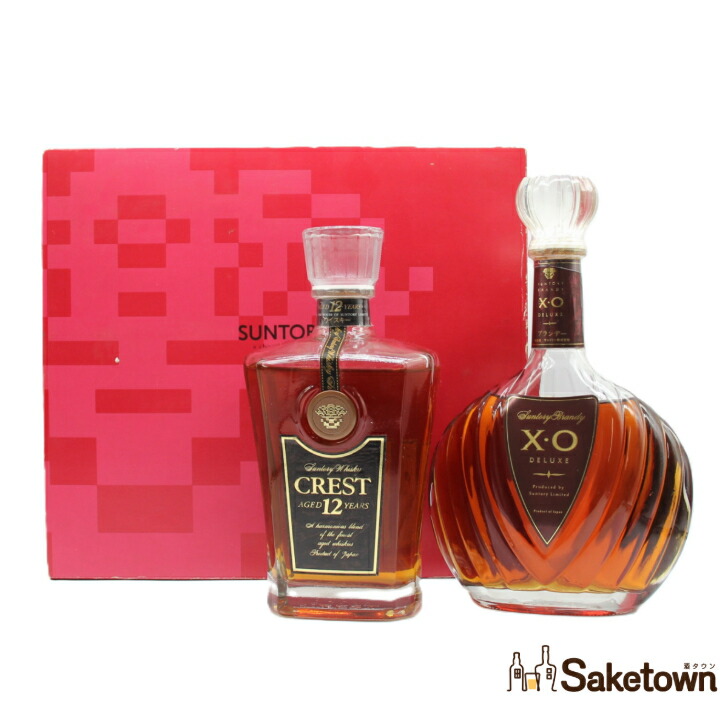 未開栓⭐️ サントリウイスキー CREST 12YERAS 700ml 2本セット 楽天