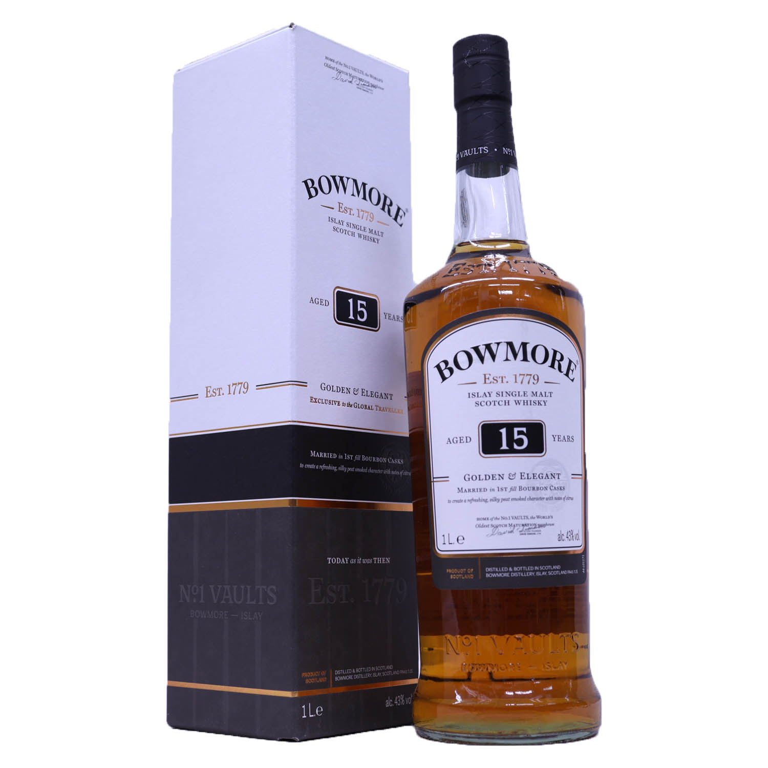 楽天市場】ボウモア 15年 1000mlの通販