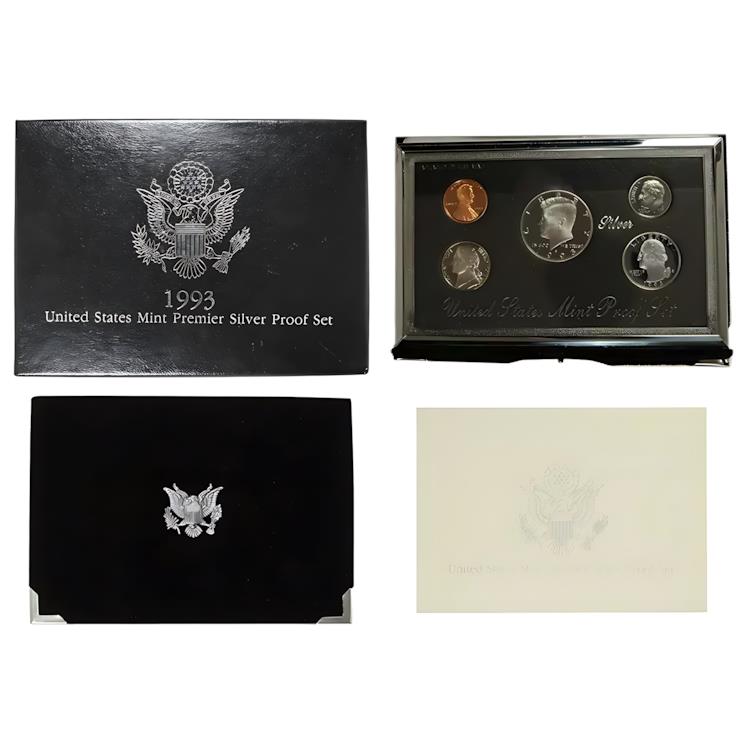 楽天市場】1993-S US プレミア シルバー プルーフ セット : 世界の紙幣