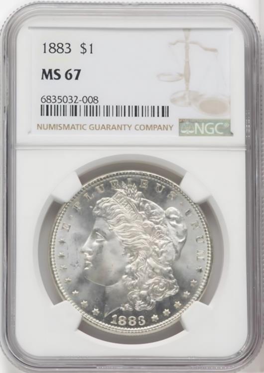 1883年アメリカ モルガンドル銀貨 ☆ 1883年 アメリカ モルガン 1ドル