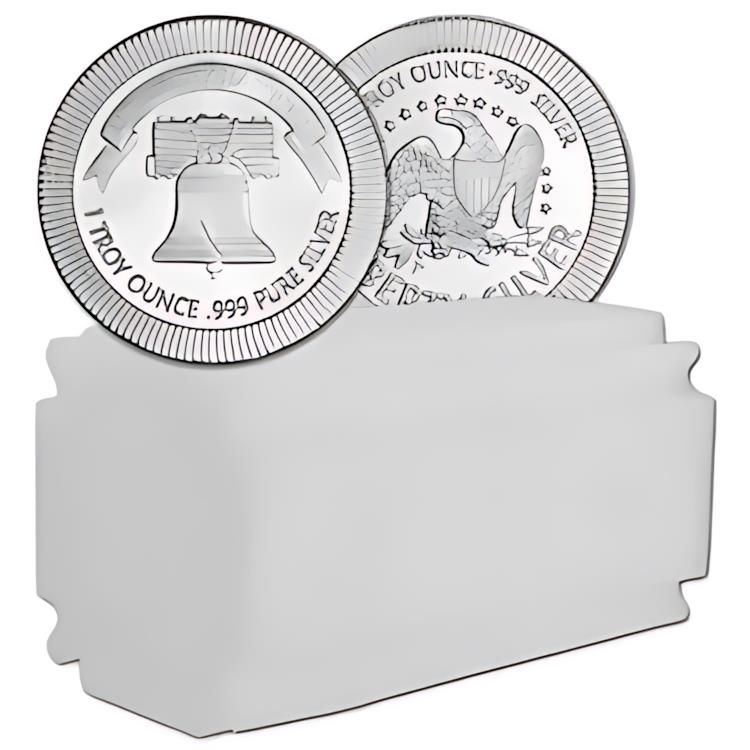 楽天市場】TWENTY (20) 1 オンス シルバー ラウンド SilverTowne