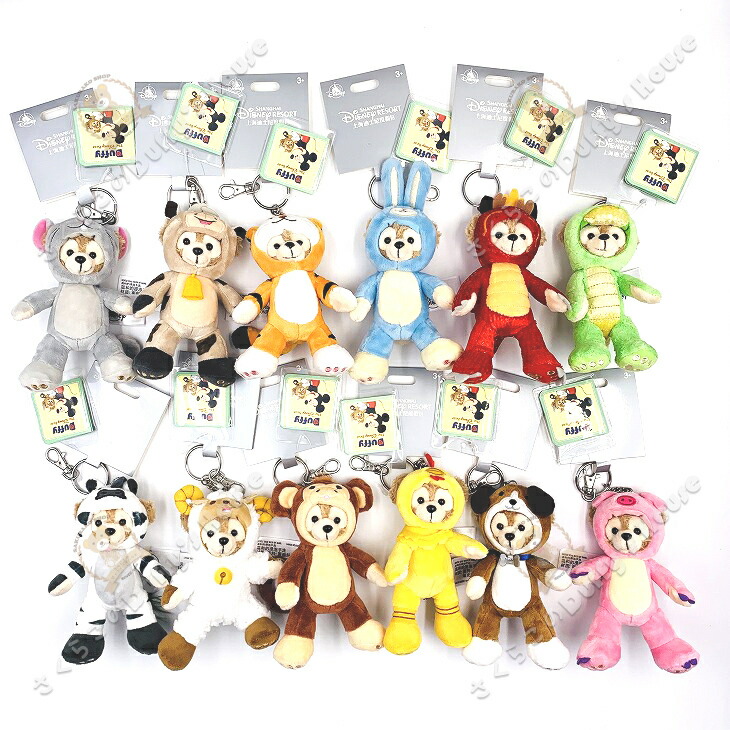 上海 値下げ ディズニーランド 限定 ダッフィー ぬいぐるみ 干支 全12