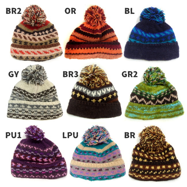 楽天市場】ぼんぼんニットキャップ ニット帽 ぼんぼん レディース