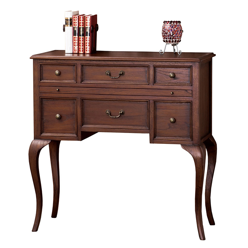 イタリア製クラシカル家具 サイドチェスト コンソール 電話台 引き出し