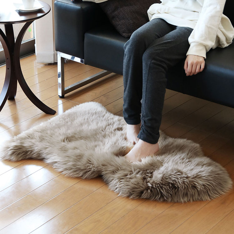 楽天市場】【5%offクーポン】ムートン ラグ 1匹物 ファー ラグマット