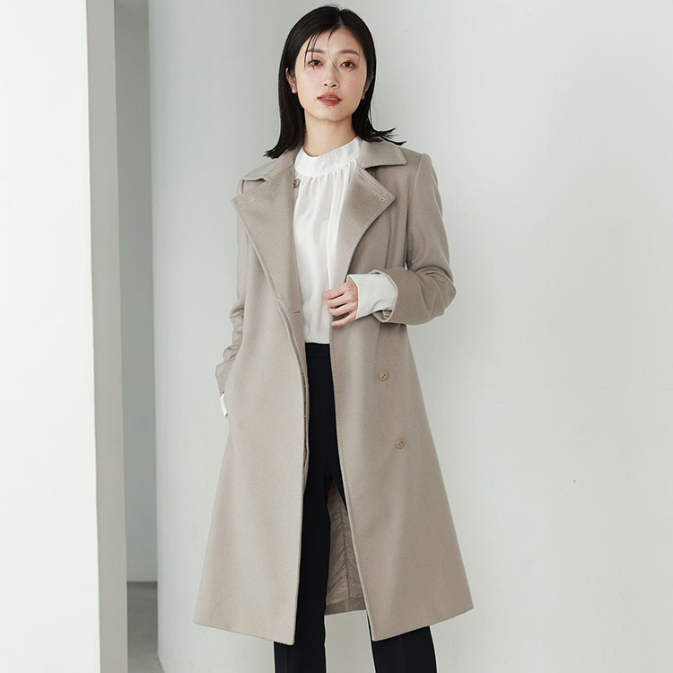 kayoクチネリ カシミヤコート美品 愛され続ける定番「ブルネロ